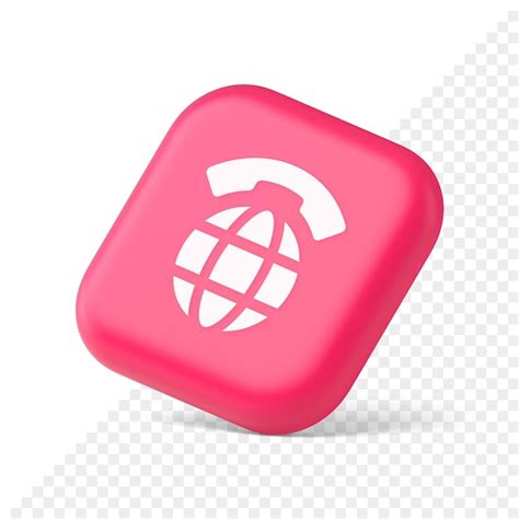 Premium Psd Global Communication Internet Call Connection Button