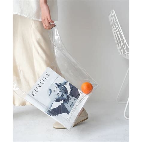 Large Clear Plastic Tote Bag Iucn Water