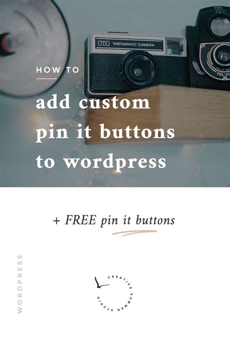 How To Add A Custom Pin It Button To Wordpress Small Business Website