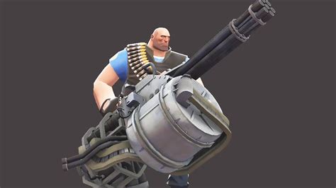 Tf2 Heavys Big Minigun Youtube