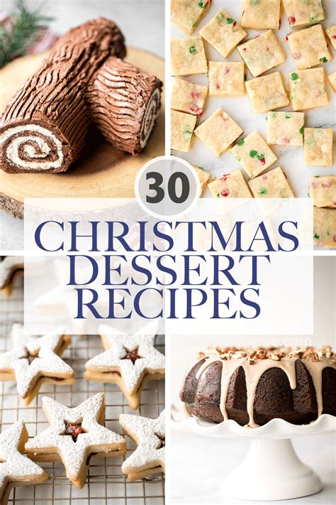 30 Best Christmas Dessert Recipes  Ahead of Thyme