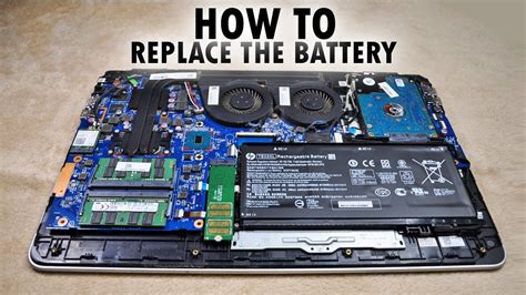 How To Replace The Battery Hp Pavilion Laptop Tutorial Youtube