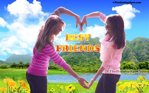 🔥 Download High Quality Wallpaper On Friendship Featuring Two Friend