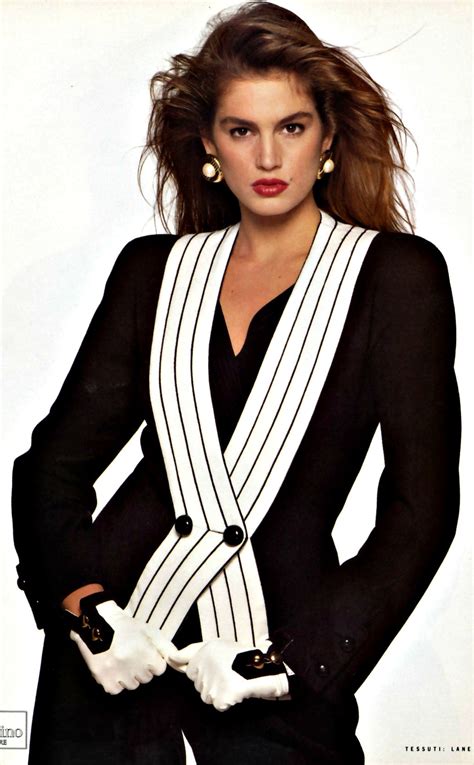 Cindy Crawford 80s Fashion Trendy Fashion Fashion Models Vintage