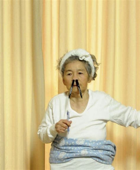 89 year old japanese grandma takes up photography can t stop making hilarious portraits of herself
