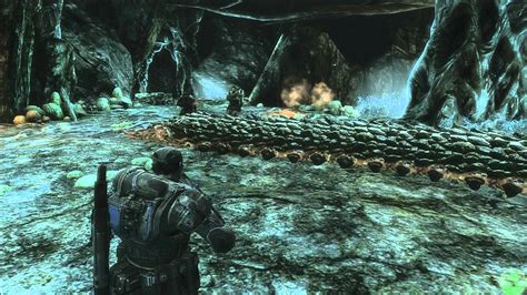 Gears Of War 2 Xbox 360 Gameplay Meet The Rockworm Youtube