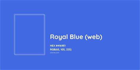 Hex 4169e1 Color Name Color Code And Palettes