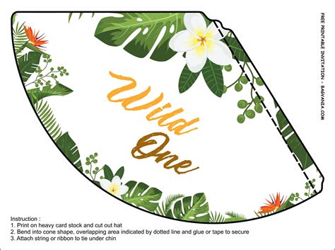 Free Printable Wild One Birthday Party Kits Template Wild One