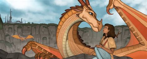 Sky And Wren By Peregrinecella On Deviantart Wings Of Fire Dragons Got Dragons Dragons Den