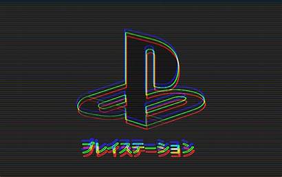 Ps Ps4 Playstation Wallpapers Aesthetic Glitch Japanese