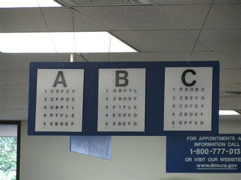 California Dmv Eye Test Chart Website Of Ribujena