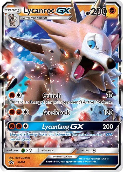 Lycanroc Gx Sun And Moon Promos Sm14 Limitless