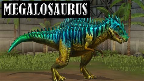 Megalosaurus Level 40 Jurassic World The Game Youtube