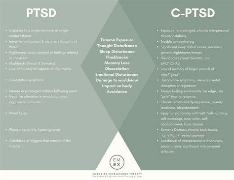 Understanding The Differences Between Cptsd And Ptsd Part 2 Symptoms