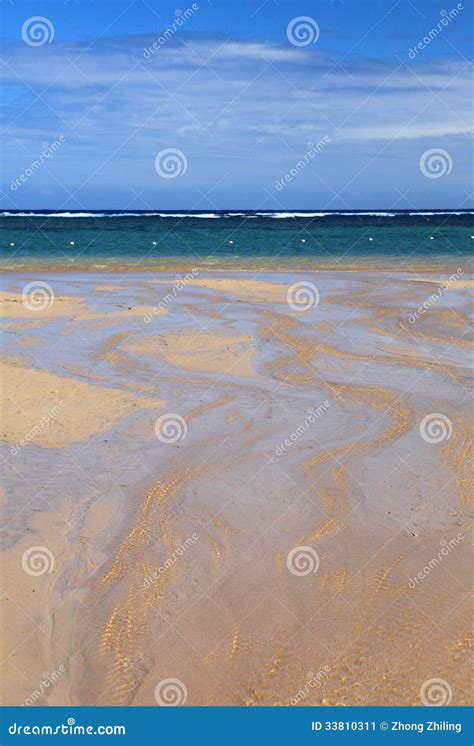 Beach And Stream And The Beautiful Sea Stock Image Image Of Beautiful
