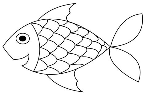 Desenho De Peixe Para Colorir