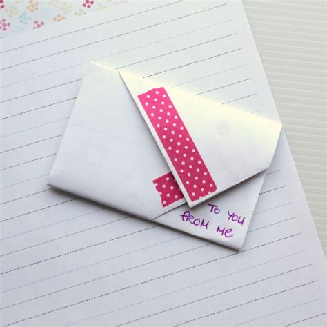 How To Fold An Envelope • The Crafty Mummy