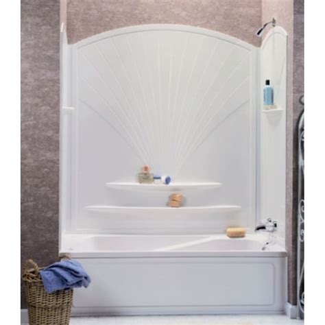 Maax Decora 63 White Tub Wall Surround Sku 8032150 Home Outlet