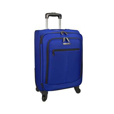 Merced Lightweight Spinner Luggage Cobalt Blue 22 Travelers