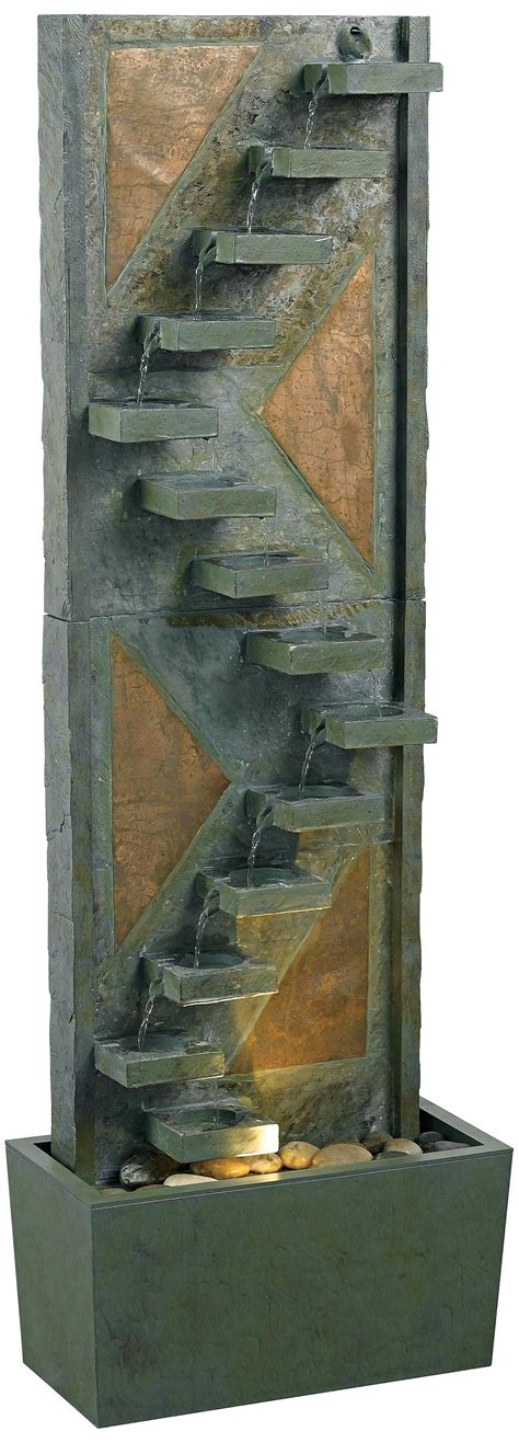 An indoor fountain is the perfect addition for you home, office, or virtually anywhere you wish to put one. http://diy-gardensupplies.com/ Kenroy Home Traverse ...