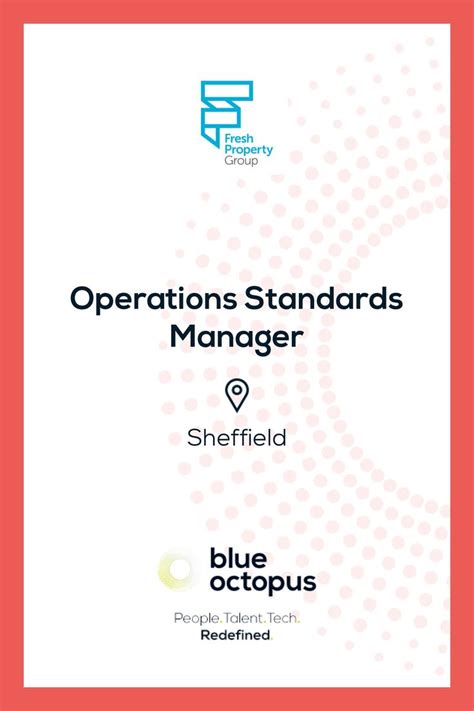 Fresh Property Group Operations Standards Manager Management