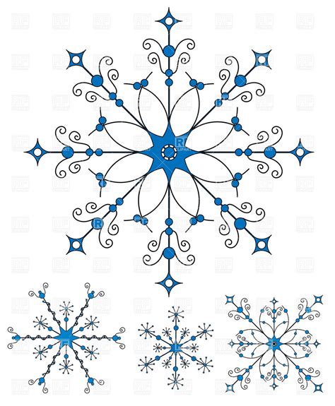 Watercolor Snowflake At Explore Collection Of
