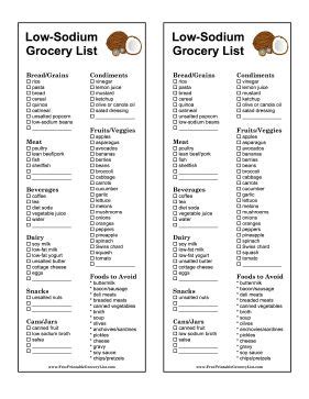 ♦ foods marked with ♦ contain 480 mg or more of sodium per serving. 17 best low sodium info images on Pinterest | Printable ...