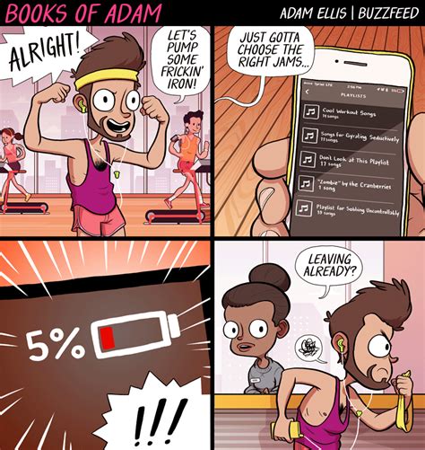 the comic strip shows how to use an app