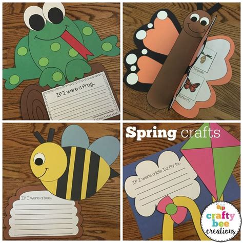 These Writing Crafts Are Perfect For Kids To Create During The Spring