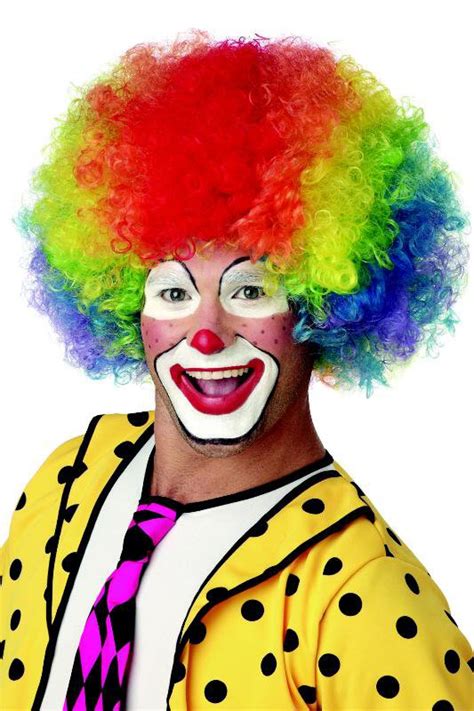 60087 Ronald Mcdonald Jumbo Curly Circus Clown Adult Costume Wig