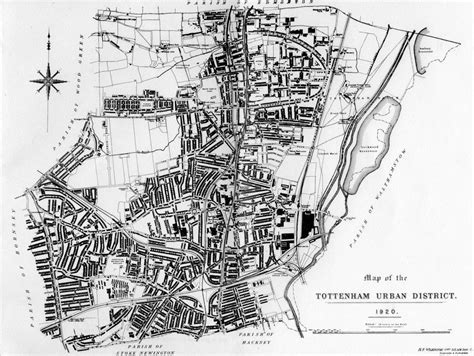 Check out information about the destination: tottenham_map_1920.jpg (299865 bytes) | Map, Local history ...