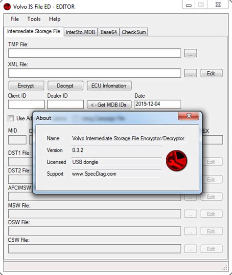 Volvo Intermediate Storage File Encryptordecryptor Editor Visfed 03