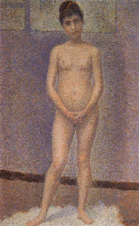 Standing Female Nude Georges Seurat Wholesale Oil Painting China