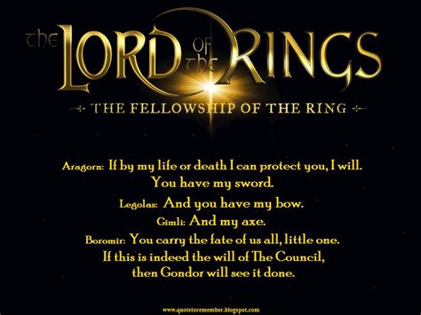 The film retells the adventures of the fellowship of the ring, taking its story from the first part. A wizard is never late, Frodo Baggins.