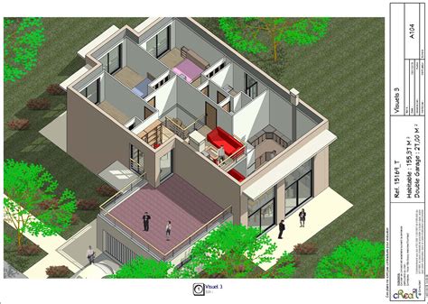 Faire construire sa maison vous fait découvrir des modèles de maison moderne : Plan de maison r+1 - Bricolage Maison et décoration