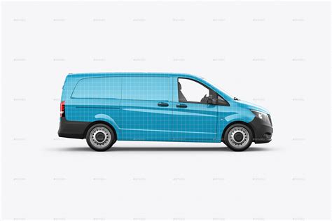 There are three linked smart objects one for the head portion, one for bonnet of van and last one for the sided portion. Vito Panel Van Mockup by XFeatures | GraphicRiver