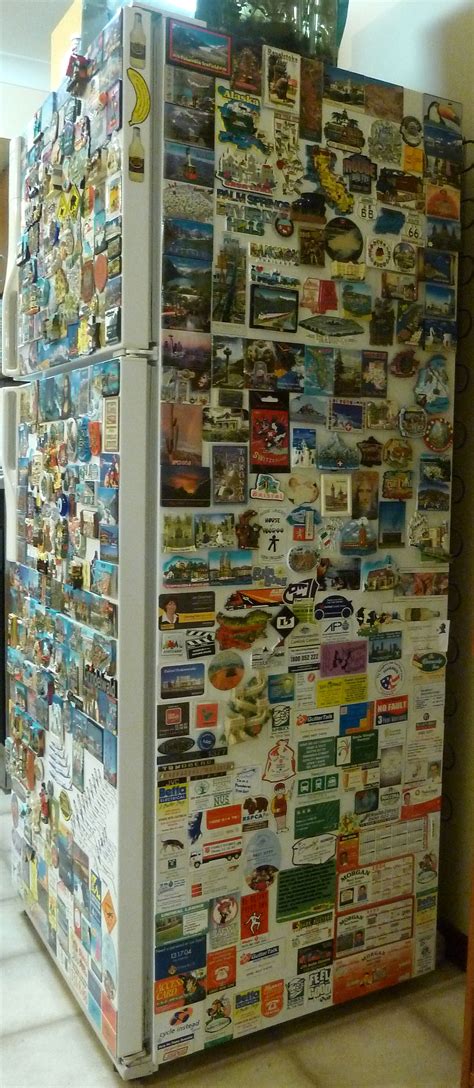 My Fridge Magnet Collection Part 2 Displaying Collections Photo Wall