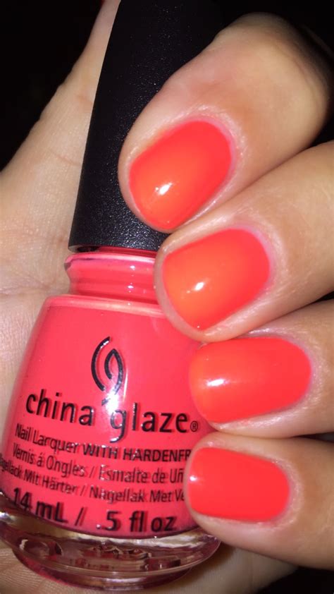 red y to rave china glaze nail polish nails china glaze