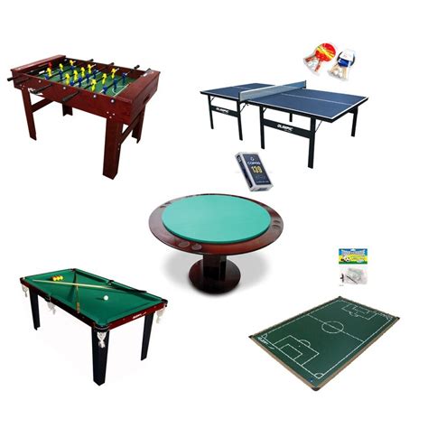 kit para salão de jogos premium pebolim sinuca ping pong futebol de botão carteado