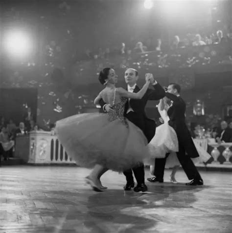 British Ballroom Dancing Team Bill And Bobbie Irvine During Their 1963