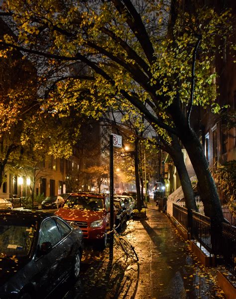 Itap Of A Rainy Fall Night In Chelsea Nyc Ritookapicture