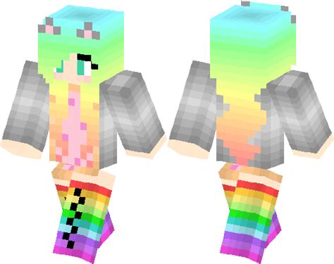 Nyan Cat Girl Minecraft Skin Minecraft Hub