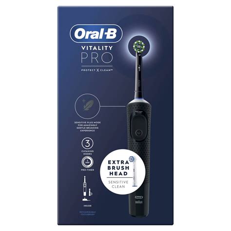 Oral B Vitality Pro Black Electric Toothbrush Lookfantastic