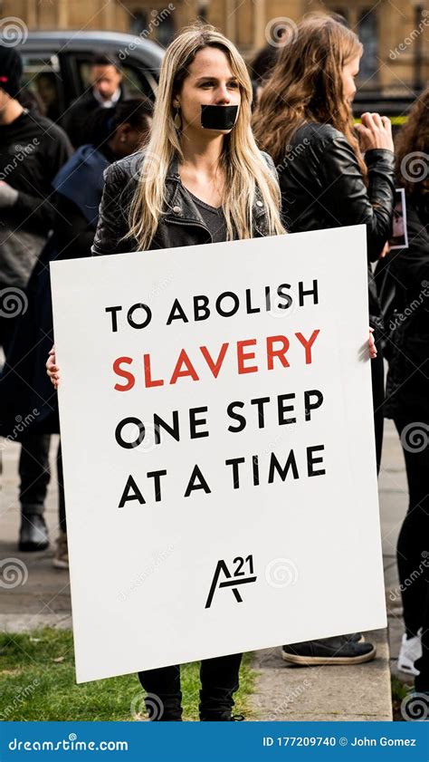the a21 movement campaign against human trafficking and slavery editorial image image of