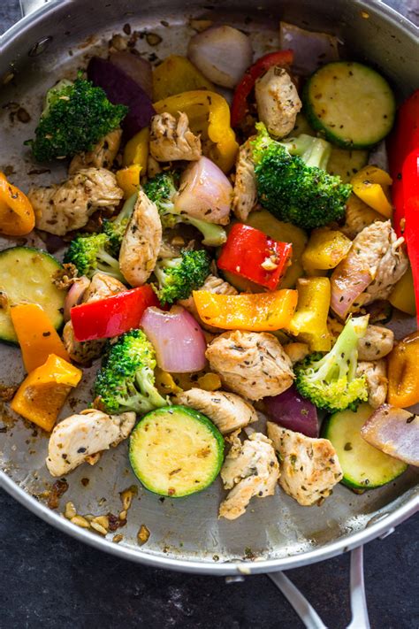 Quick Healthy Minute Stir Fry Chicken And Veggies Gimme Delicious