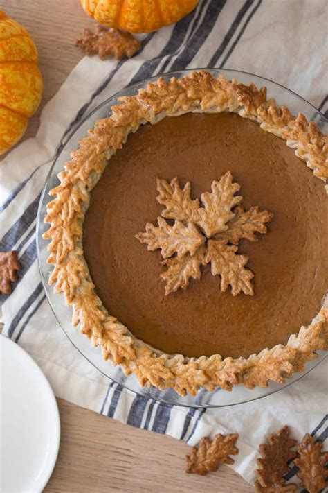 That's because the wet filling is baked inside of the raw pastry crust. Pumpkin Pie Recipe - Preppy Kitchen