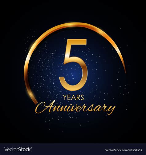 For the last several years, i wondered why in the world people randomly typed f on reddit. Template logo 5 year anniversary Royalty Free Vector Image