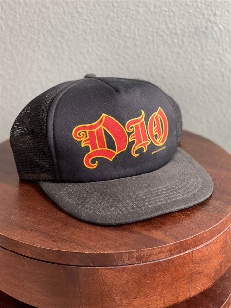 Vintage 1989 Ronnie James Dio Trucker Hat Grailed