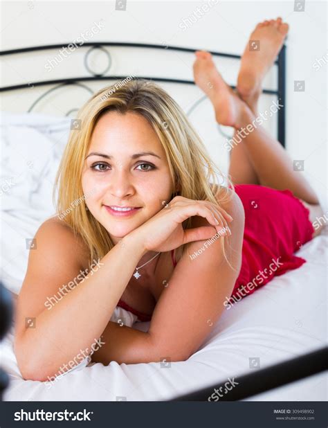 Beautiful Naked Woman On Bed Bedroom Stock Photo Shutterstock