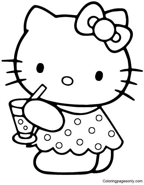hello kitty summer coloring pages hello kitty coloring kitty images and photos finder